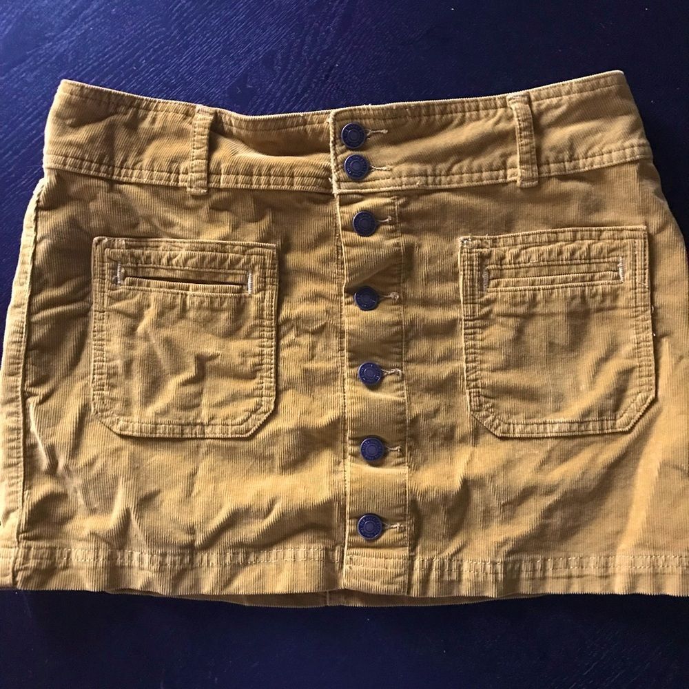 Free People Evie Corduroy Mini Skirt